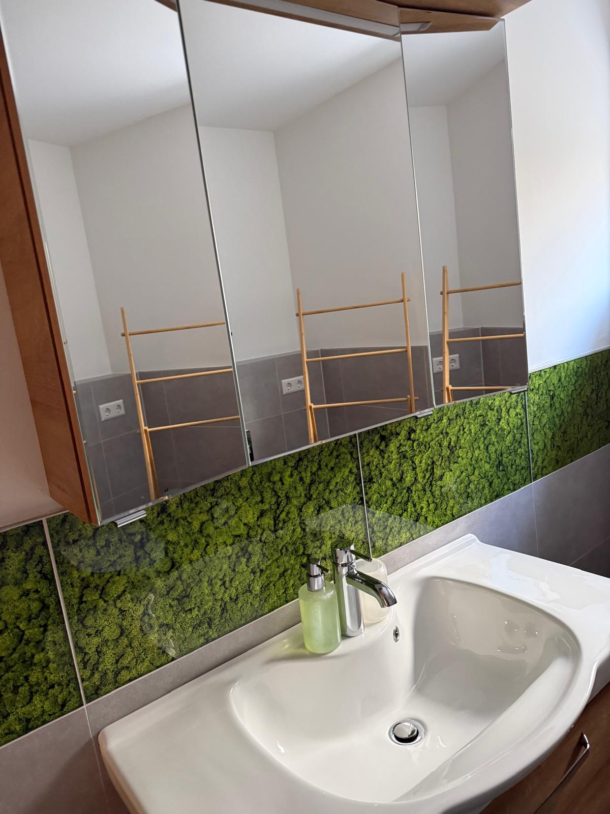 Frisch saniertes Bad